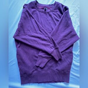 AERIE // BURGUNDY CREW NECK // SIZE XS